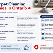 carpet cleaning Ontario