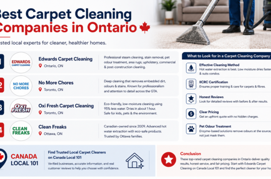 Best Carpet Cleaning Companies in Ontario