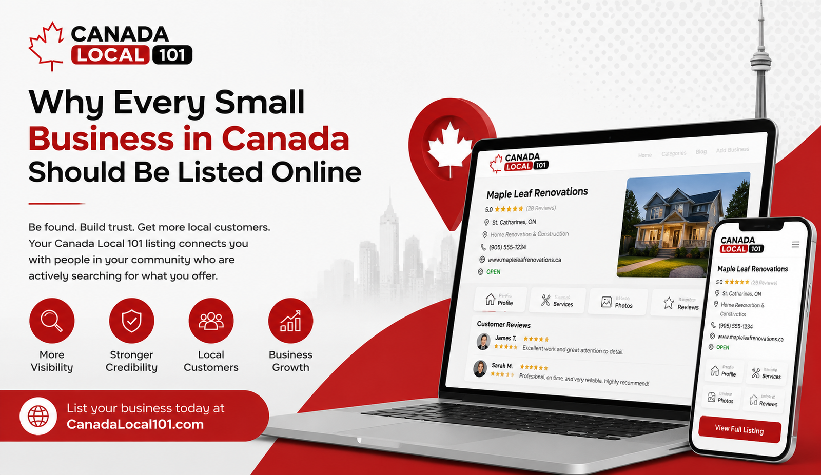 Canada small business listing