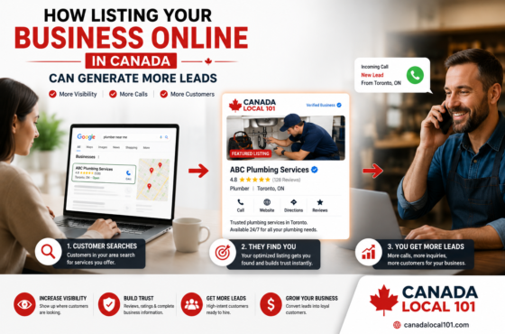 How Listing Your Business Online in Canada Can Generate More Leads