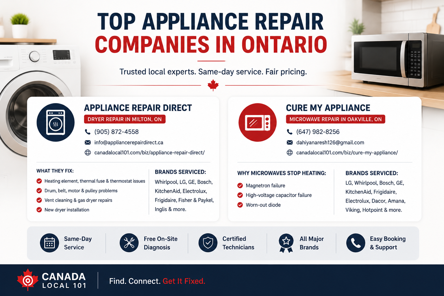 appliance repair Ontario