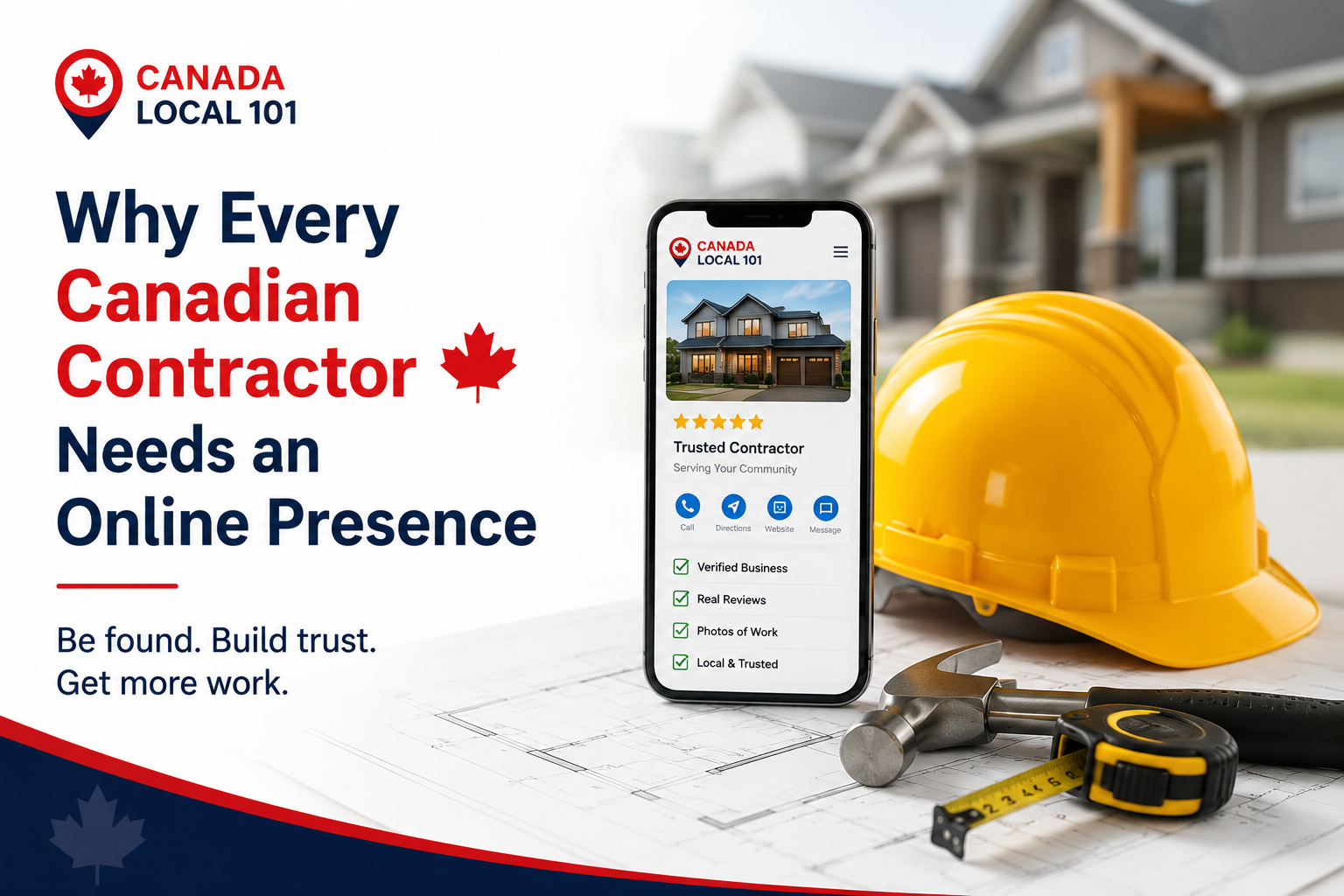 online presence Canadian contractors