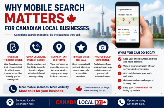Why Mobile Search Matters for Canadian Local Businesses